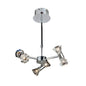 Diyas Elisa 42cm  Round 6 Light G4 Polished Chrome, NOT LED/CFL Compatible Ceiling Pendant Light Fitting