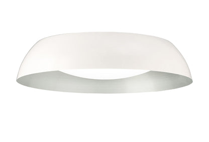 Mantra M4846 Argenta Ceiling Large 30W LED 3000K, 3000lm, Matt White/Silver/White Acrylic, 3yrs Warranty - M4846 Ceiling