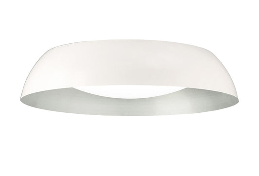 Mantra M4846 Argenta Ceiling Large 30W LED 3000K, 3000lm, Matt White/Silver/White Acrylic, 3yrs Warranty - M4846 Ceiling