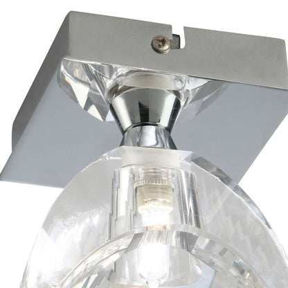 Mantra M1457 Eclipse Ceiling 1 Light G9, Polished Chrome