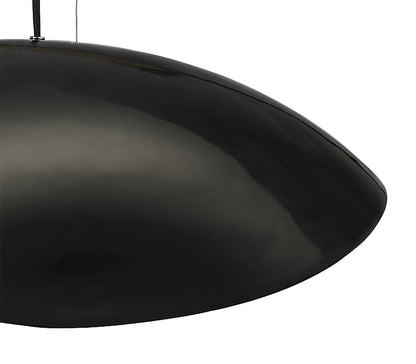 Mantra Pasion Rectangular Pendant 4 Light E27, Gloss Black/White Acrylic/Polished Chrome, CFL Lamps INCLUDED