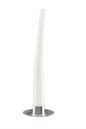 Mantra Estalacta Table Lamp 1 Light Indoor, Silver/Opal White