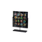 Diyas Home (DH) Orion Square Glass Art Panel with Stand Black/Multi-Colour Art