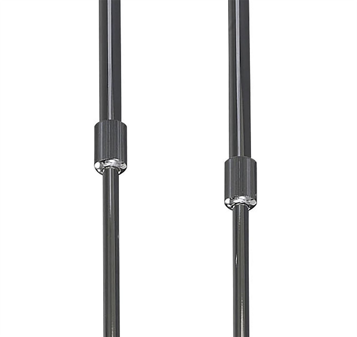 Mantra M1841 Ice Rectangular Telescopic Semi Flush Convertible 6 Light G9 ECO, Polished Chrome