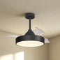 Alaska 43cm 45W LED Dimmable Ceiling Light With Built-In 25W DC Fan, 2700-5000K Remote & APP Control, 2500lm, Black, 5yrs Warranty