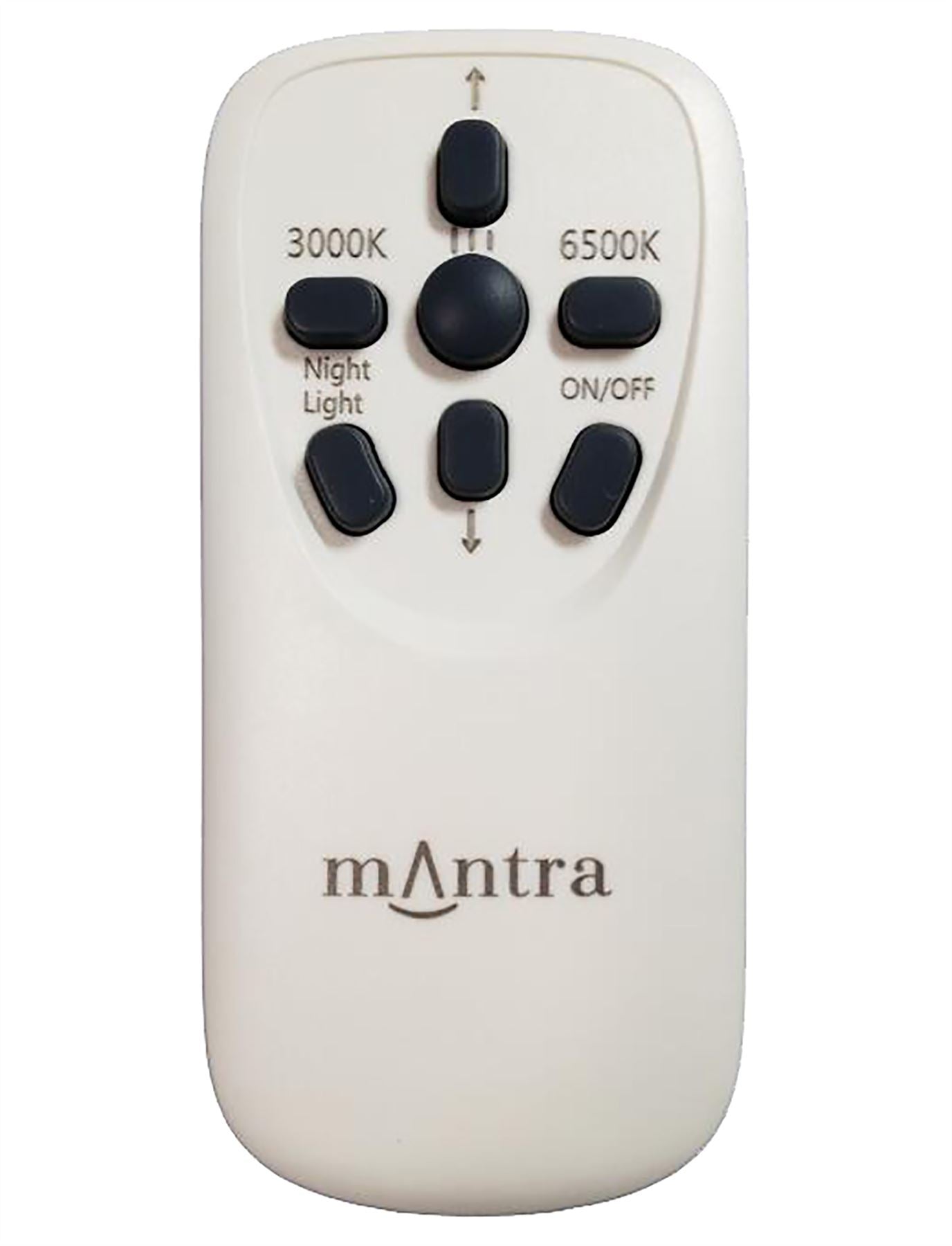Mantra Fusion Reef I M5933 Reef Ceiling 45cm Round 48W LED 3000-6500K Tuneable, 3500lm, Remote Control Chrome/ White, 3yrs Warranty - M5933 Ceiling