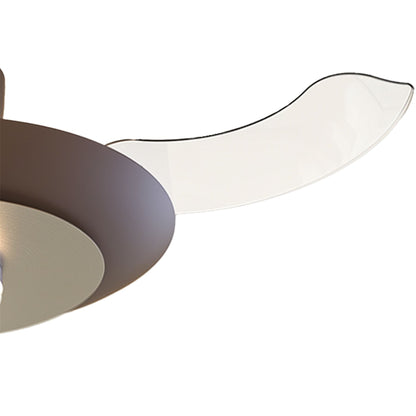 Kyoto 52cm 20W LED Dimmable Ceiling Light With Built-In 30W DC Fan, 3000-5000K Remote Control, 3600lm, Coffee/Brushed Nickel, 5yrs Warranty