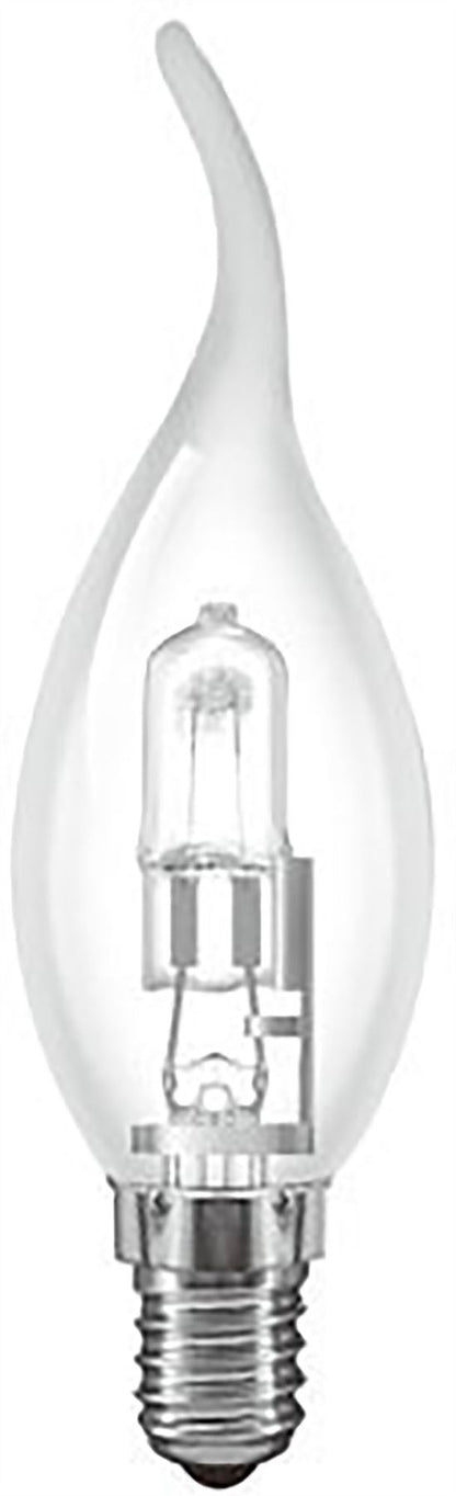 Luxram Halogen Energy Saver Candle Tip E14 18W Halogen