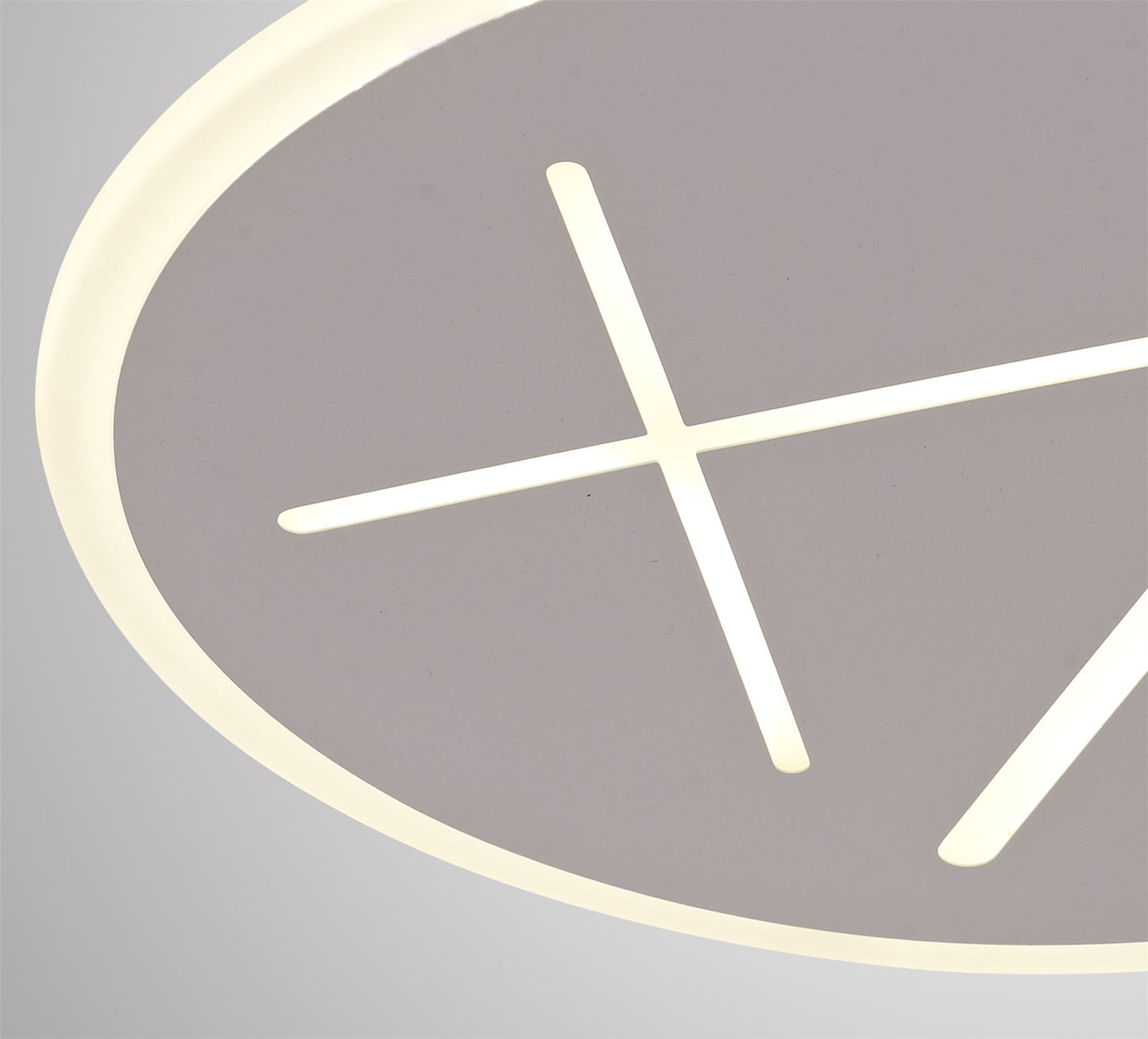 Mantra Fusion Kenzo 46.8cm Ceiling 47cm Round, 40W LED, 4000K, 2800lm, Sand White, 3yrs Warranty Ceiling
