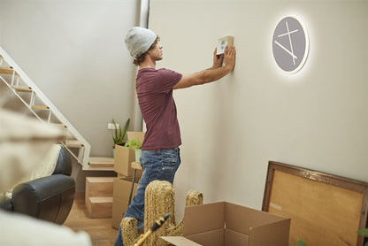 Mantra Fusion Kenzo 37.2cm Ceiling 37cm Round, 30W LED, 4000K, 2100lm, Sand White, 3yrs Warranty Ceiling