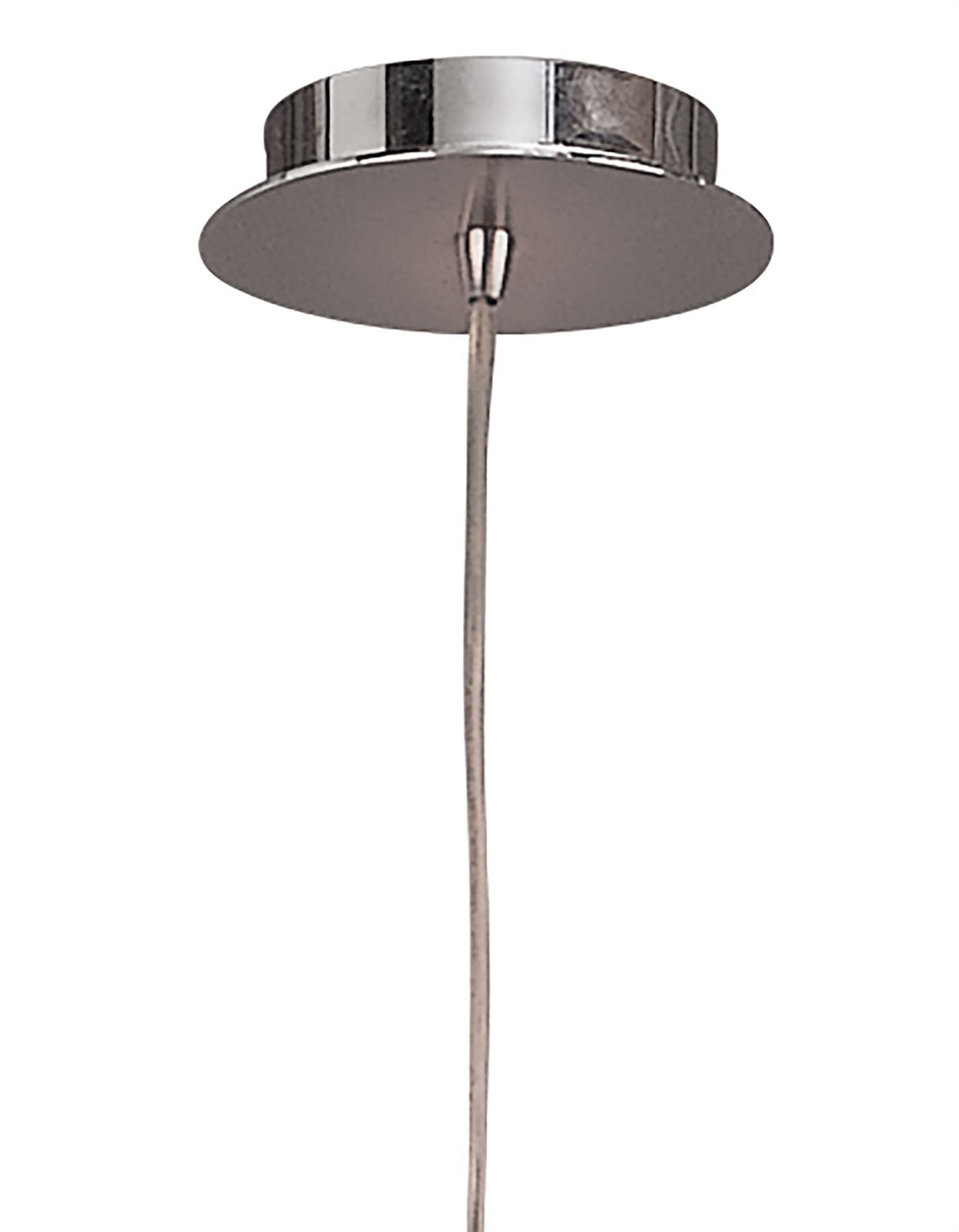 Mantra Pietra 10cm Pendant 1 Light G9, Polished Chrome