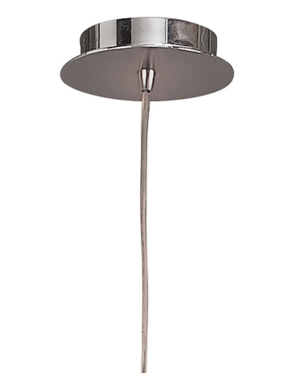 Mantra Pietra 10cm Pendant 1 Light G9, Polished Chrome