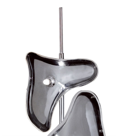 Mantra Otto Table Lamp 3 Light G4, Polished Chrome/Frosted Glass, NOT LED/CFL Compatible