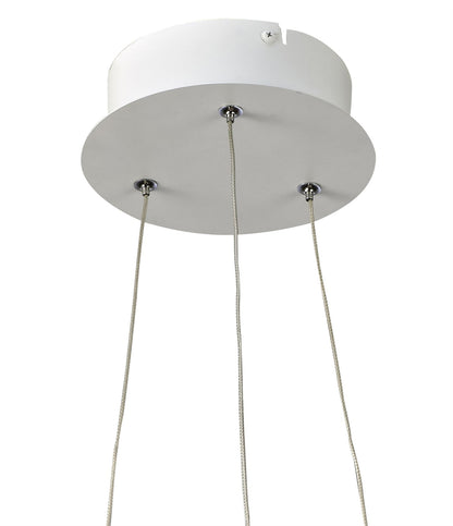 Mantra M5993 Infinity Blanco Pendant 30W LED 3000K, 2500lm, White/White Acrylic, 3yrs Warranty