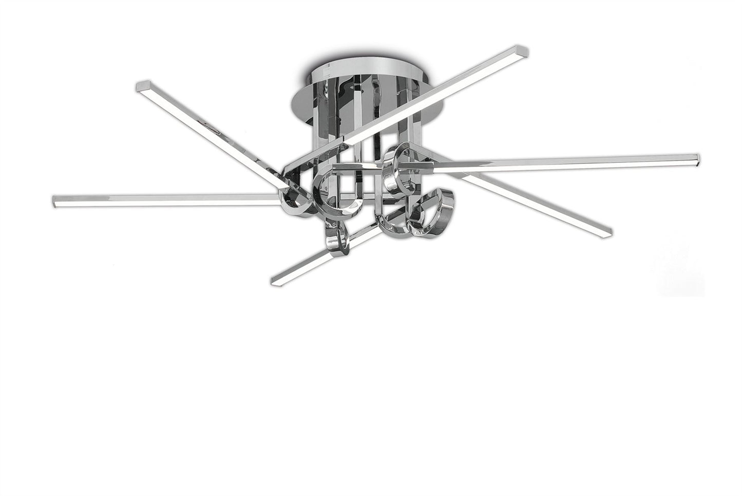 Mantra M6126 Cinto Ceiling 42W LED, 3000K, 3360lm, Polished Chrome, 3yrs Warranty - M6126 Ceiling