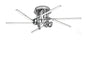 Mantra M6126 Cinto Ceiling 42W LED, 3000K, 3360lm, Polished Chrome, 3yrs Warranty - M6126 Ceiling