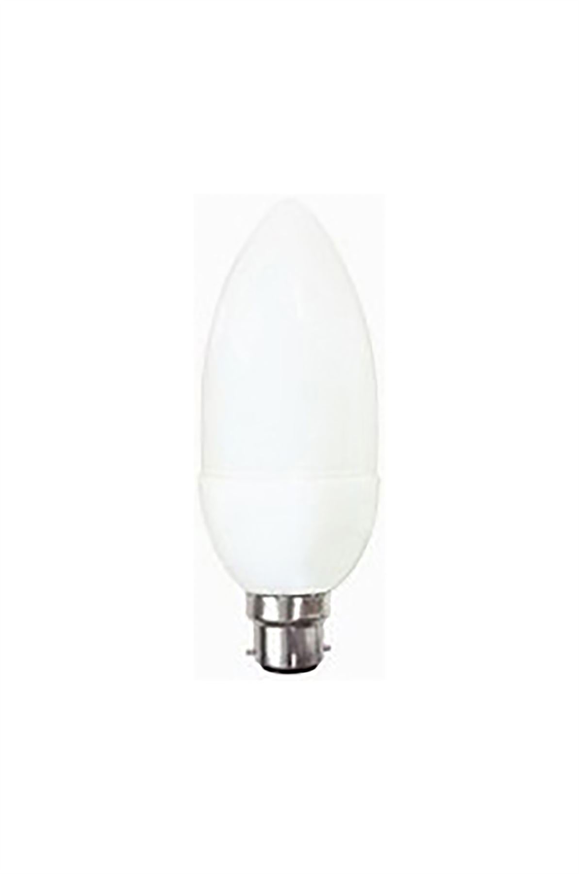Luxram Extra Mini Sup Candle Extra Mini Supreme Candle B22 5W 2700K Compact Fluorescent Compact