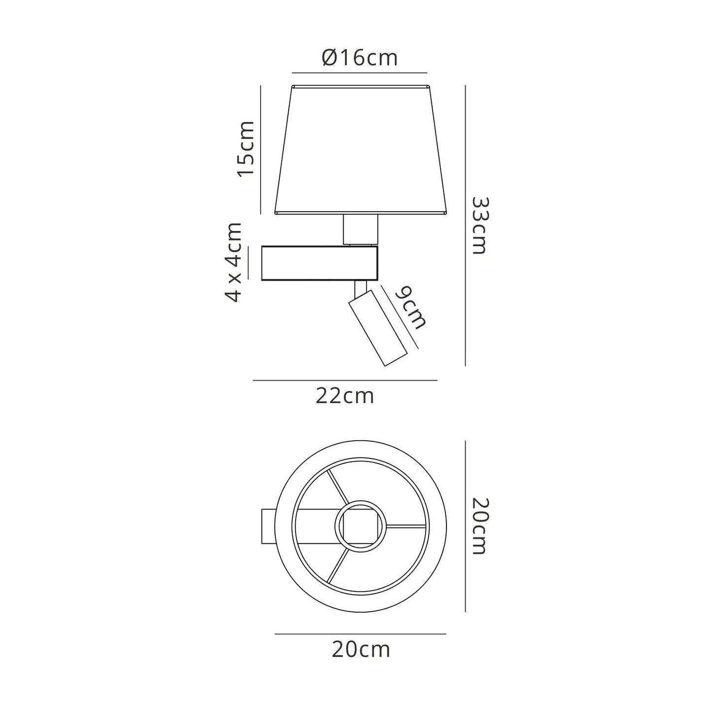 Mantra M5170 Bahia Flush Mount Plate Kit For M5234/M5236 Satin Nickel - M5170 Wall