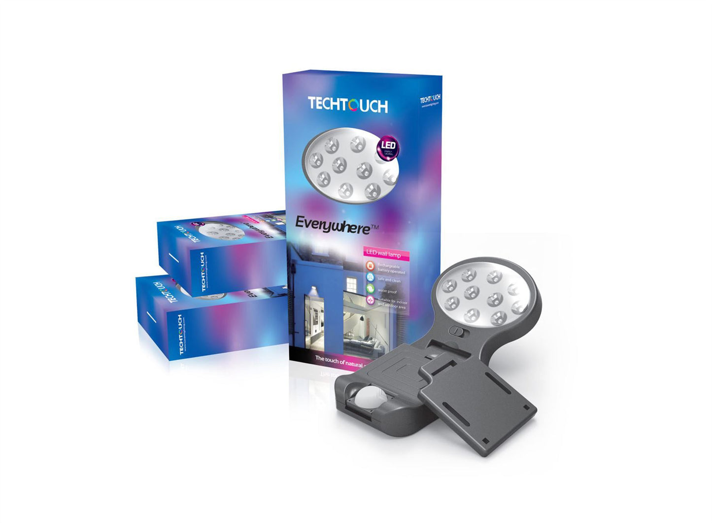 Techtouch Everywhere LED 0.5W Wall Light 8000K 35lm, Indoor Use Only, 3yrs Warranty
