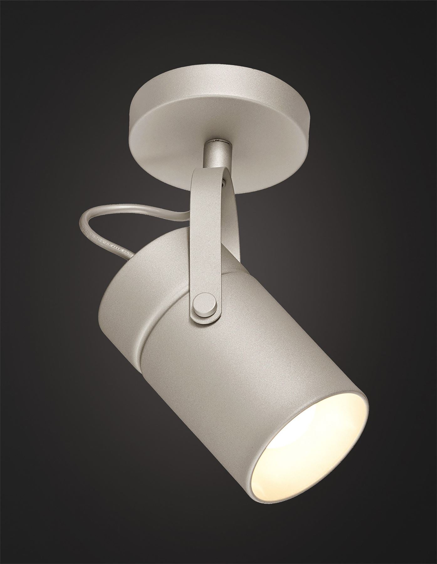 Mantra Fusion Fusion M6016 Aruba Spot 1L 1 x E27 Max 40W (Not Incl) Silver - M6016 Ceiling