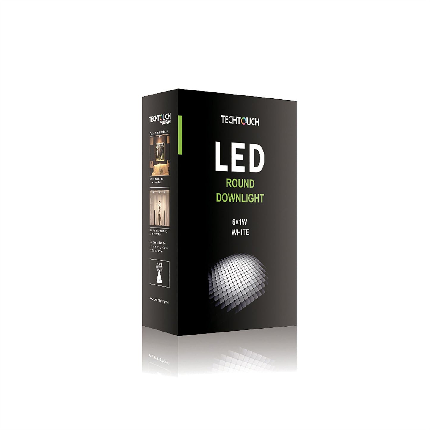 Techtouch Tech Downlight LED Adjustable Round Downlight 6x1W 30°