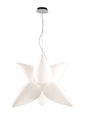 Mantra M1492 Palma Pendant 6 Light E27 Outdoor IP44, Matt White/Opal White