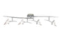 Mantra Flavia Linear Spot Light 4 Light G9 with Adjustable Heads, Polished Chrome