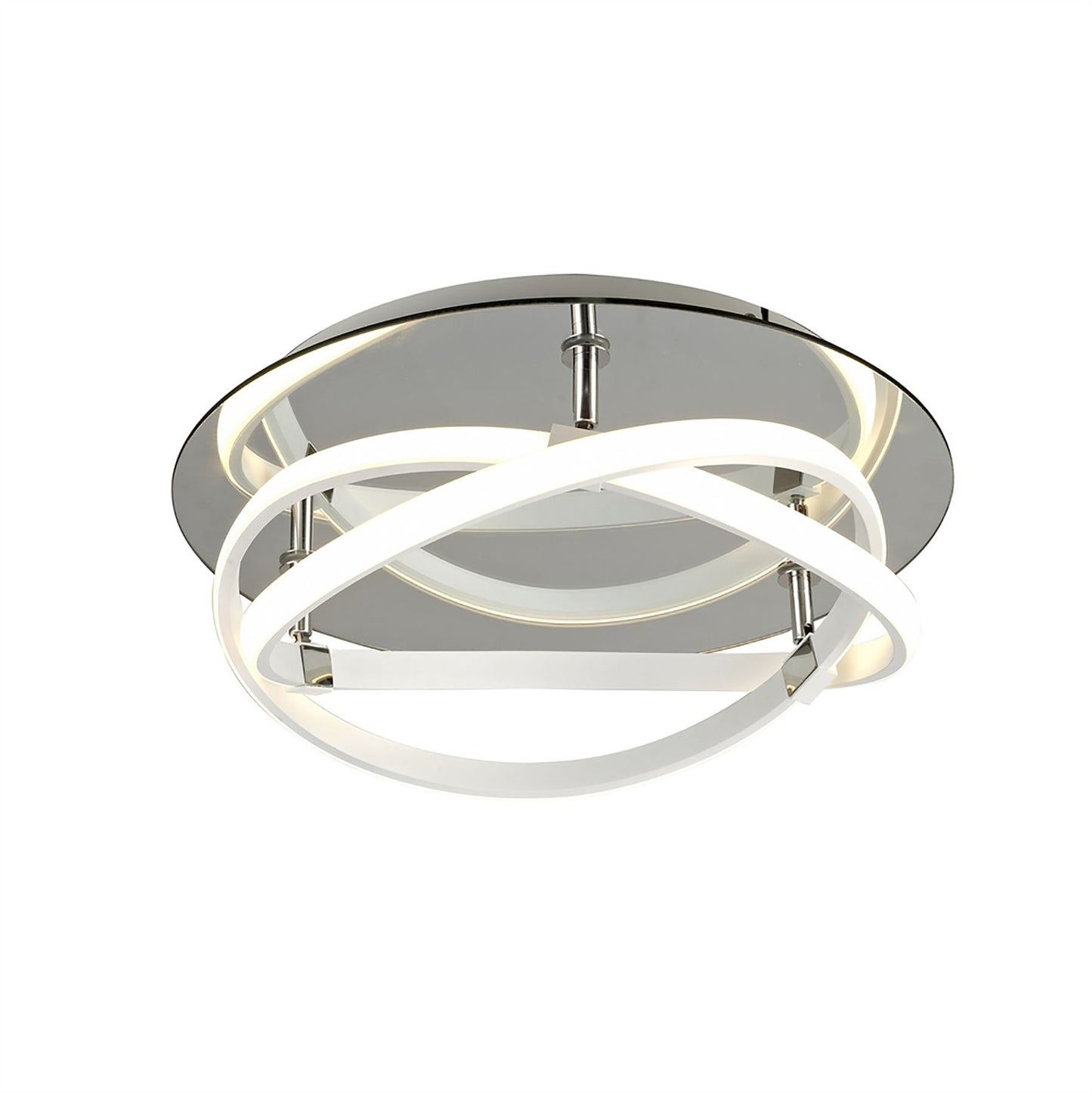 Mantra M5992 Infinity Blanco Flush 30W LED 3000K, 2500lm, White/White Acrylic, 3yrs Warranty - M5992 Ceiling