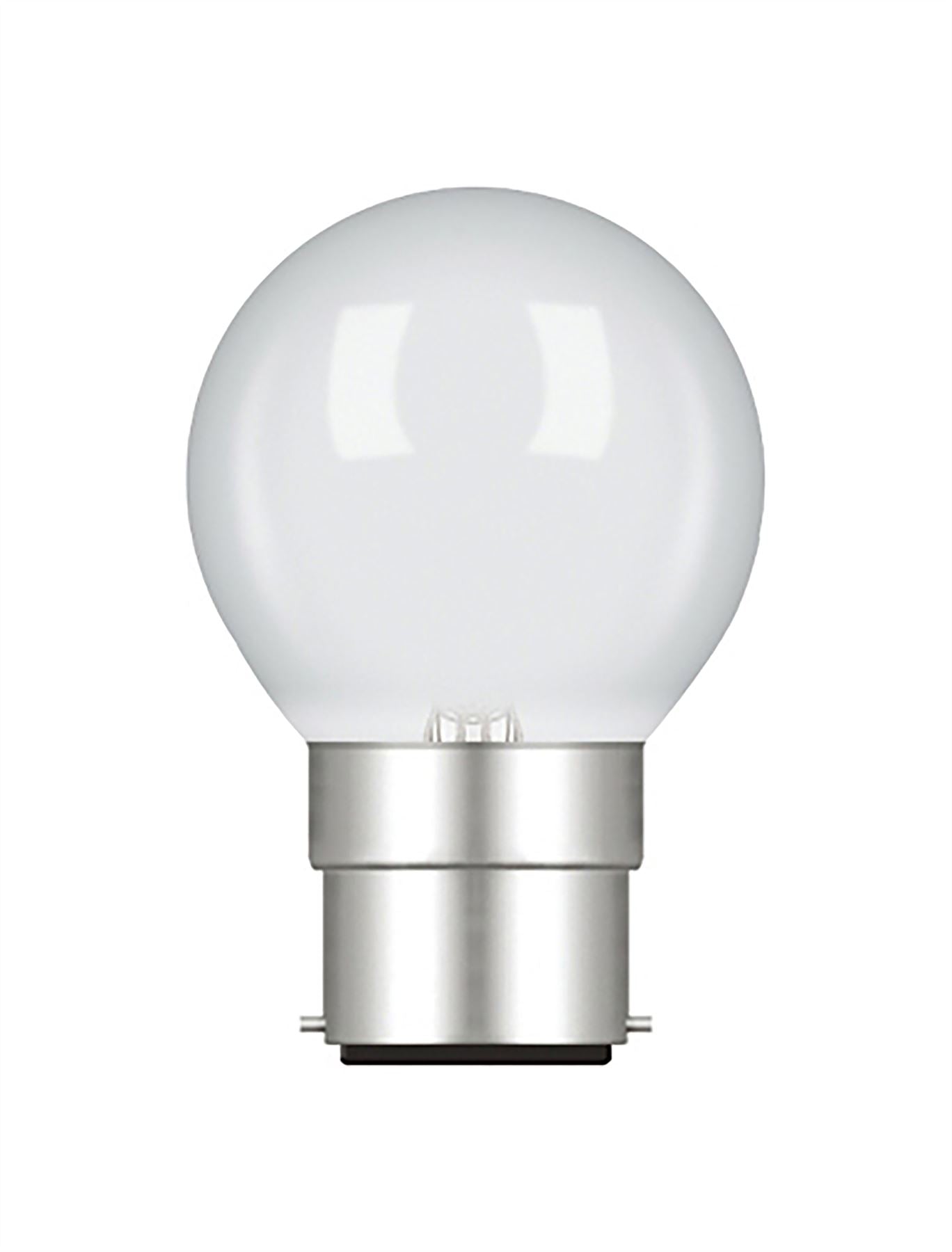 Luxram Golf Ball B22 Opal 60W Incandescent/T Incandescent