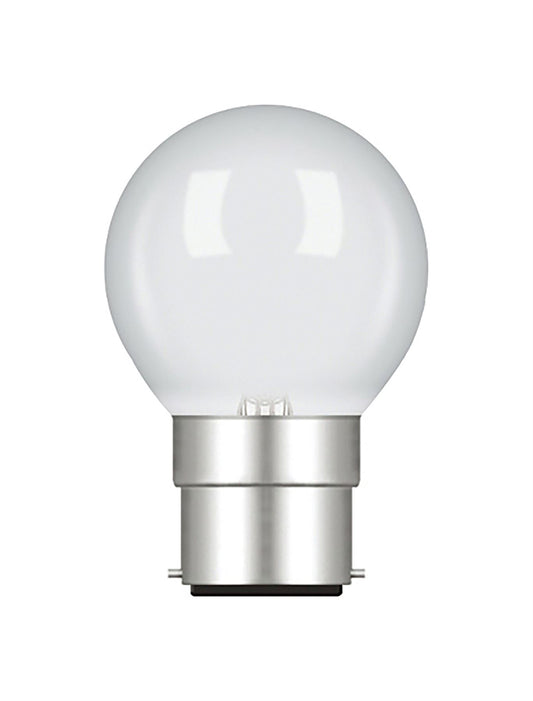Luxram Golf Ball B22 Opal 60W Incandescent/T Incandescent