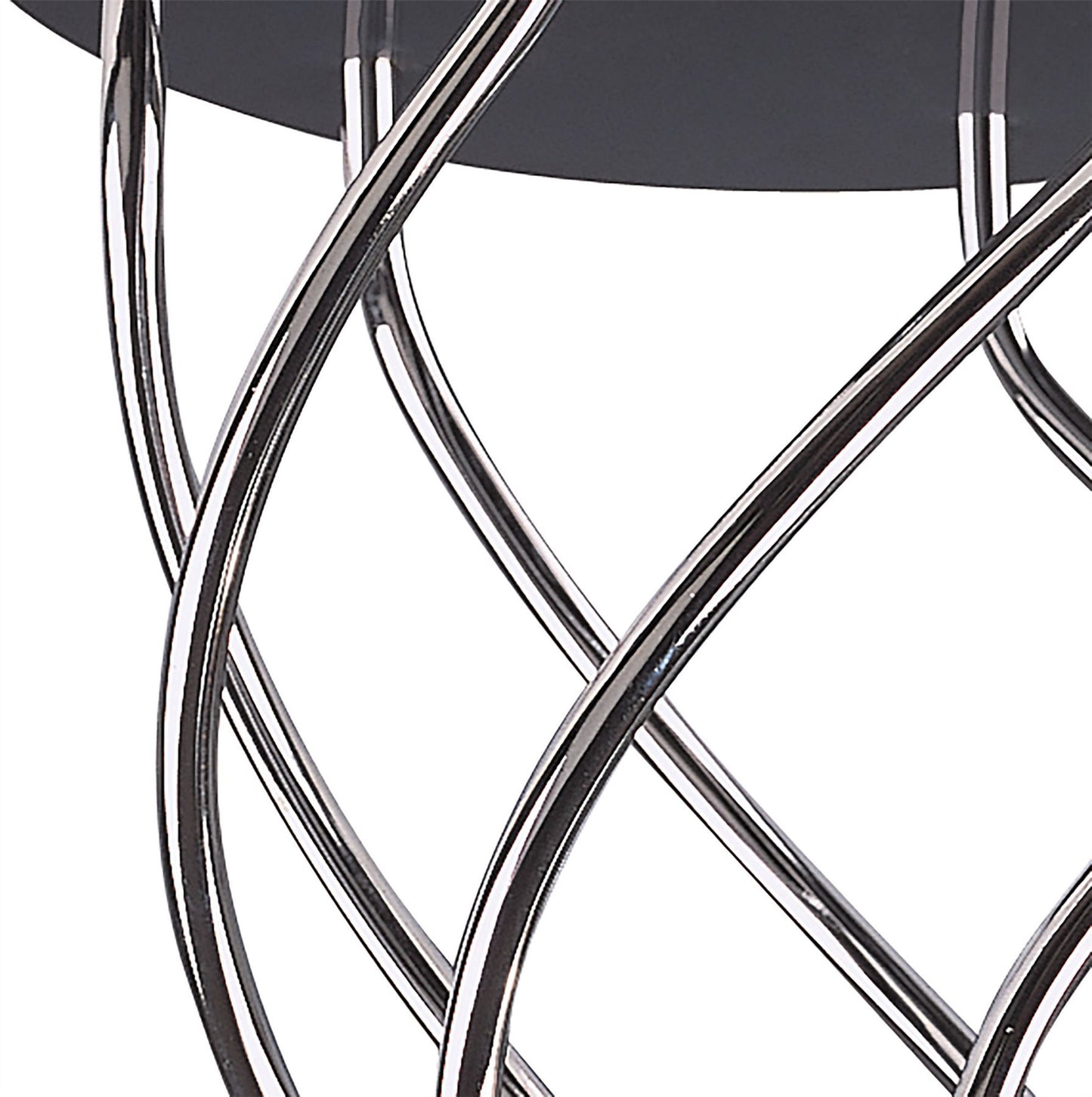 Mantra Aire 32.5cm Ceiling Round 6 Light G4 Vertical Arms, Polished Chrome, NOT LED/CFL Compatible