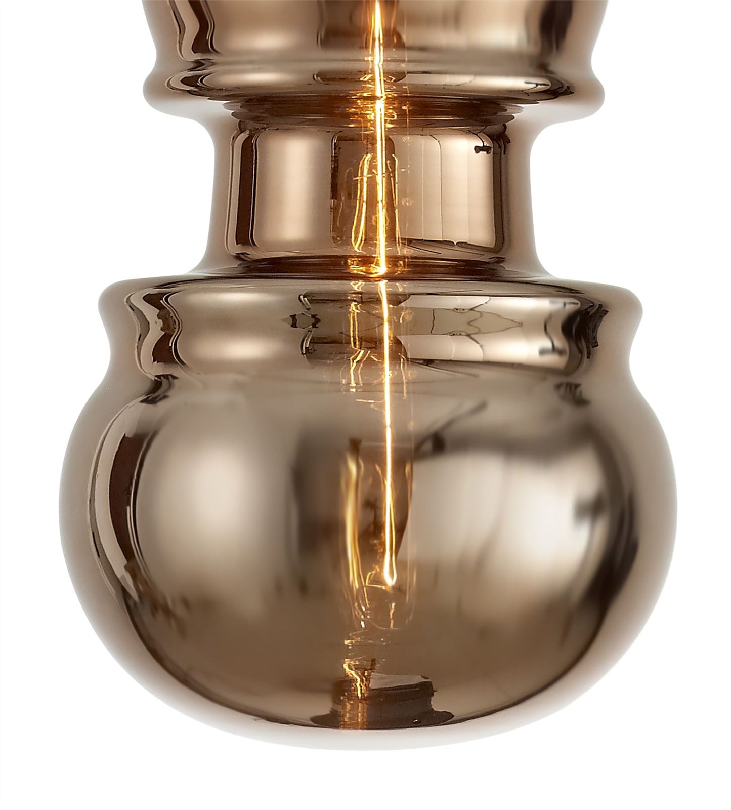 Mantra Sonata Pendant 22cm Round, 1 x E27, Copper