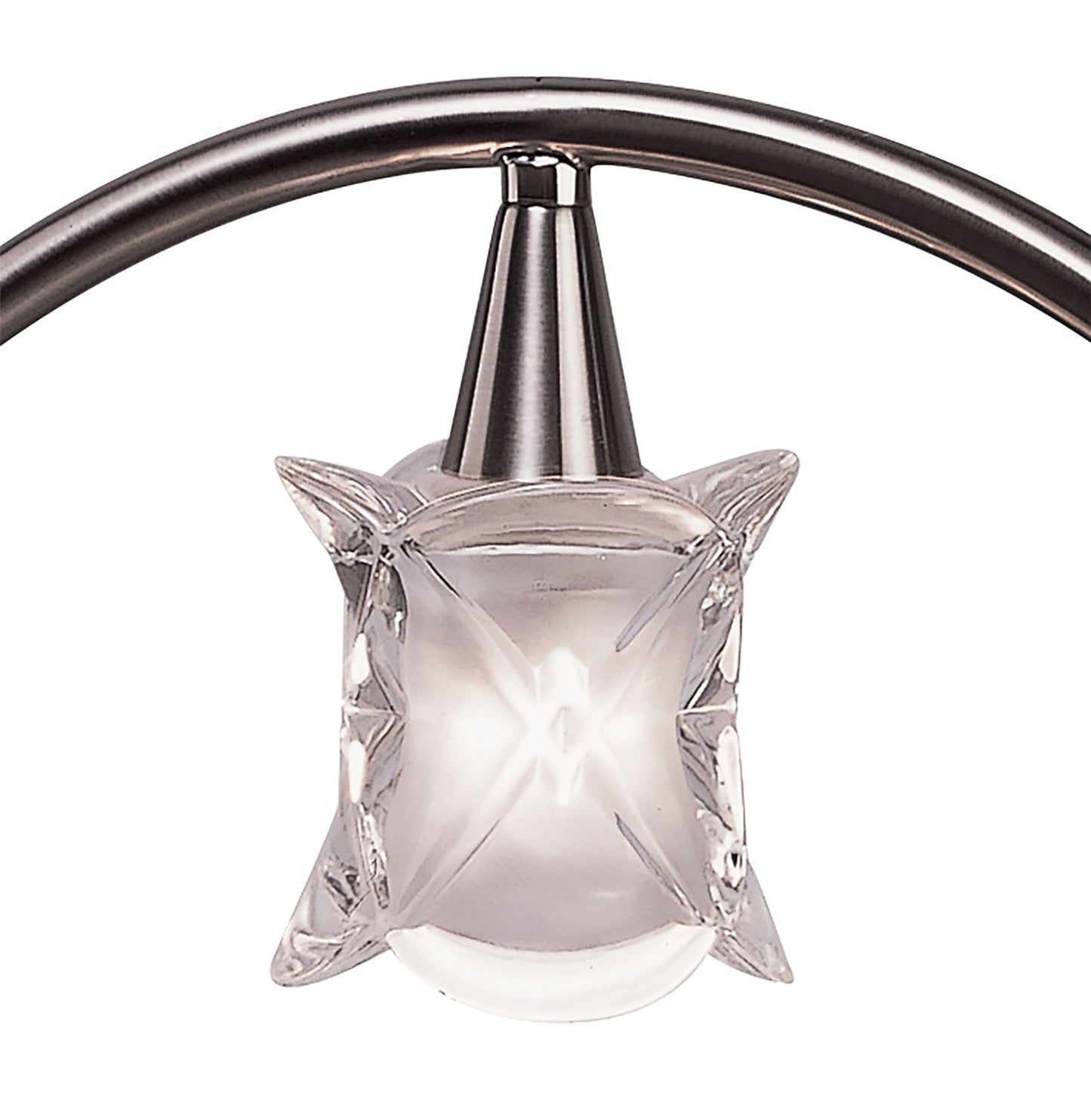 Mantra Rosa Del Desierto Table Lamp 1 Light G9, Satin Nickel
