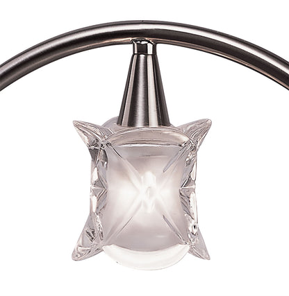 Mantra Rosa Del Desierto Table Lamp 1 Light G9, Satin Nickel