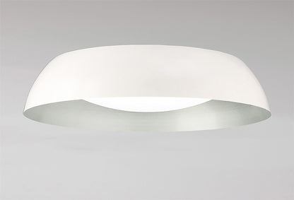 Mantra M4846 Argenta Ceiling Large 30W LED 3000K, 3000lm, Matt White/Silver/White Acrylic, 3yrs Warranty - M4846 Ceiling