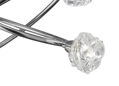 Mantra M3941 Maremagnum Ceiling 6 Light G9, Polished Chrome