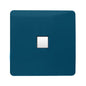 Trendi Switch 1 Gang RJ45 Cat 6 Modern Designer PC Ethernet Socket in Midnight Blue