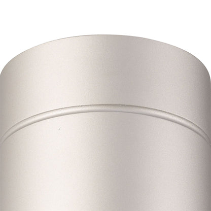 Mantra Fusion M5628 Aruba Flush Large 12cm Round 1 x E27, Silver - M5628 Ceiling