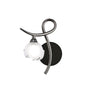 Mantra Fragma Wall Light Left Switched 1 Light G9, Black Chrome
