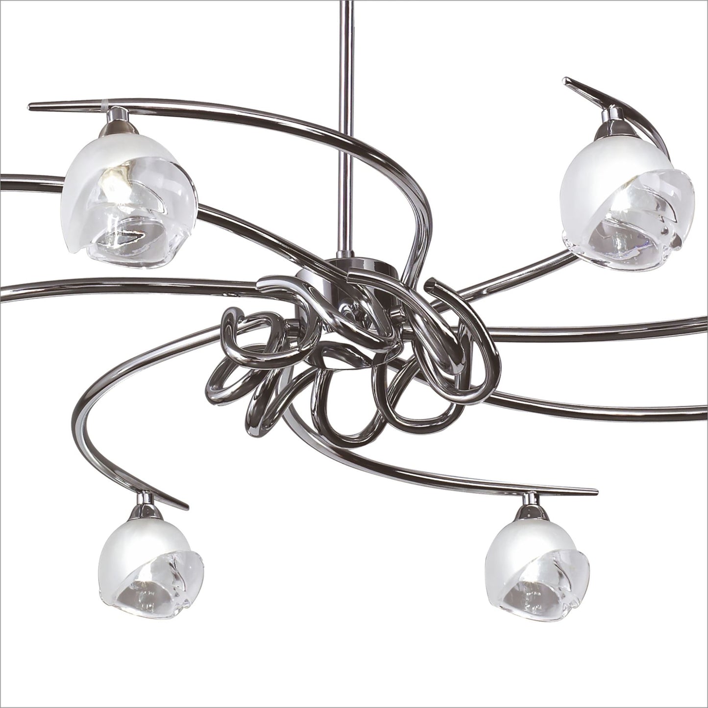 Mantra M0800 Fragma Telescopic 8 Light G9, Polished Chrome