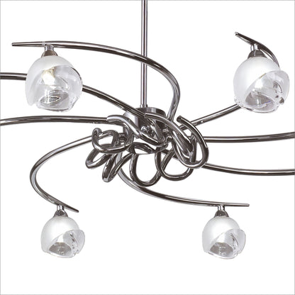 Mantra M0800 Fragma Telescopic 8 Light G9, Polished Chrome