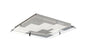 Mantra Fusion Jersey Ceiling 20W LED Square 3000K, 1800lm, Polished Chrome/Opal White Glass, 3yrs Warranty Ceiling