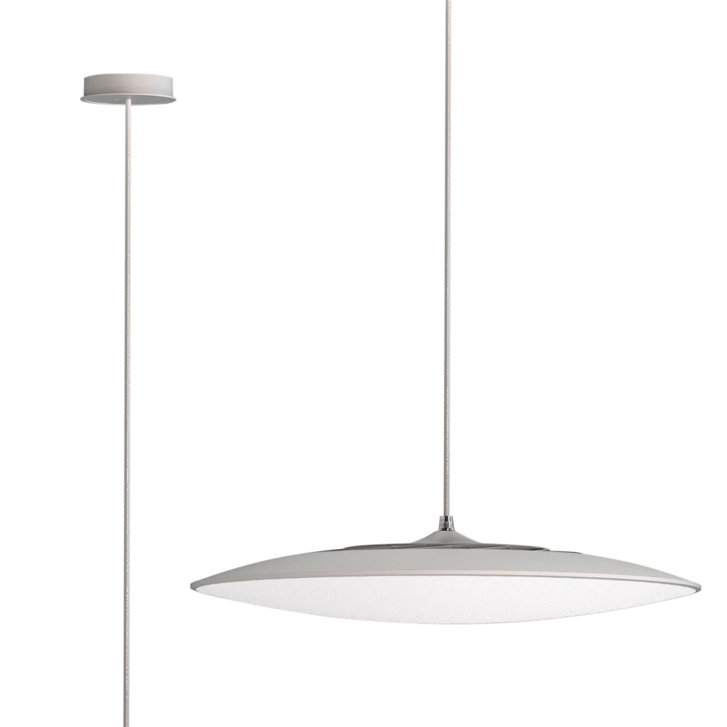 Mantra Slim Filippo Spot Light 1 Light 5W LED 3000K, 450lm, Matt White/Polished Chrome, 3yrs Warranty