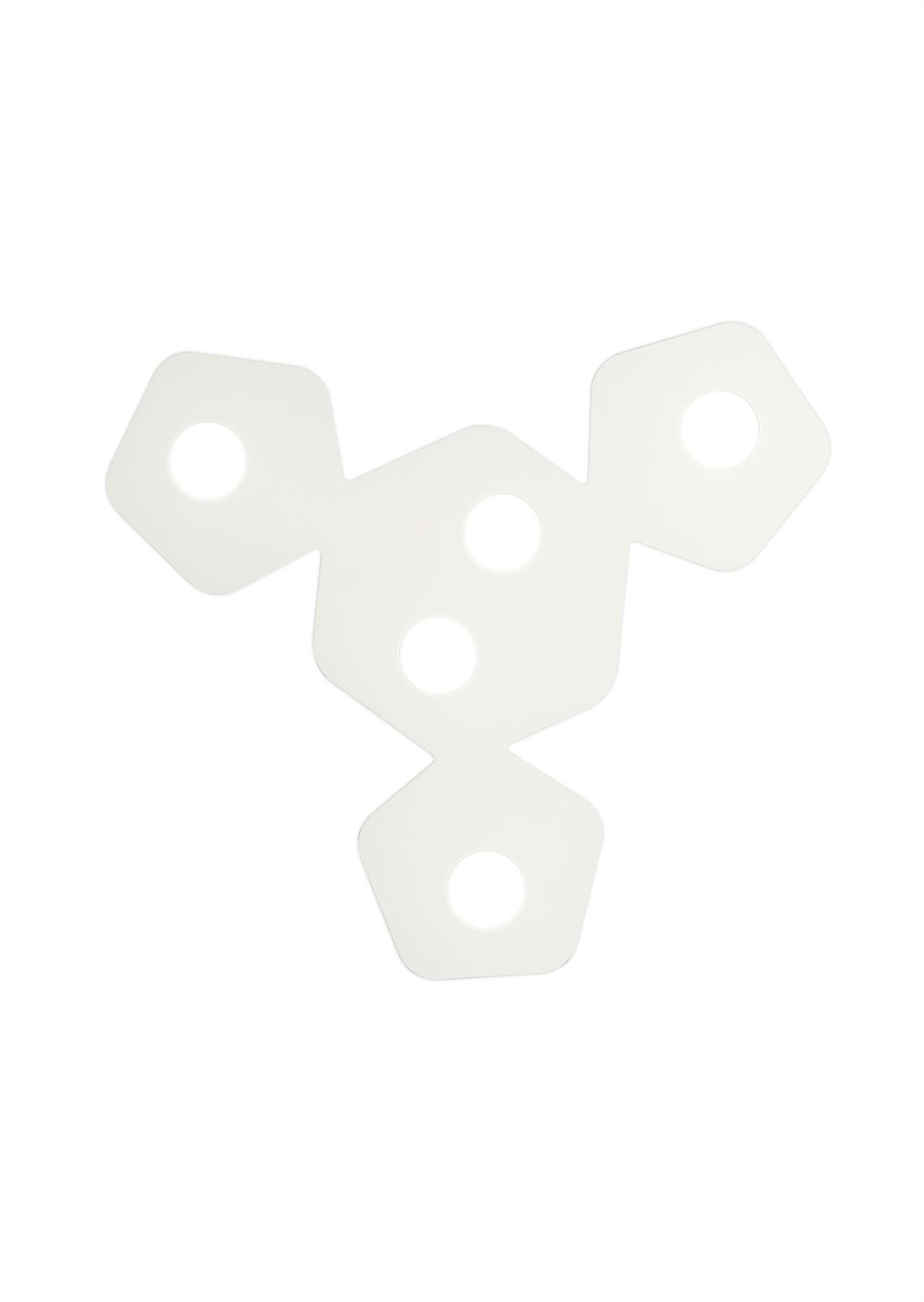 Mantra Area Ceiling Light, 5 x GX53 (Max 9W, Not Included), Sand White