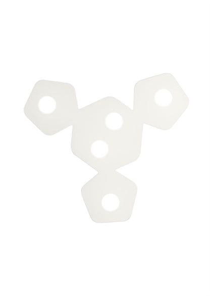Mantra Area Ceiling Light, 5 x GX53 (Max 9W, Not Included), Sand White