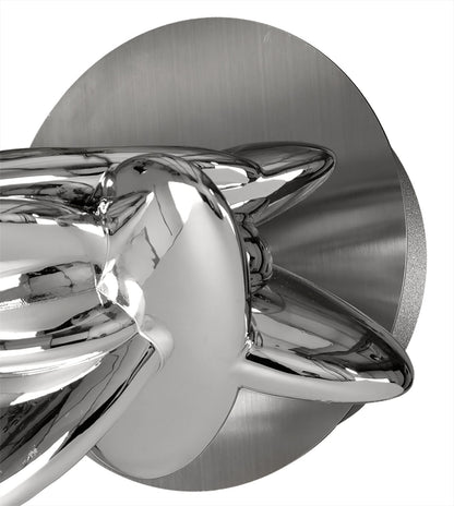 Mantra M5905 Nido Wall Light 1 x 6W LED 3000K, 500lm, Chrome, 3yrs Warranty