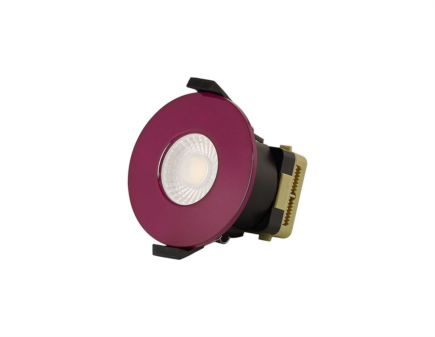 Trendi Switch Dimmable IP65 CCT LED Fire Rated Downlight in Plum Purple