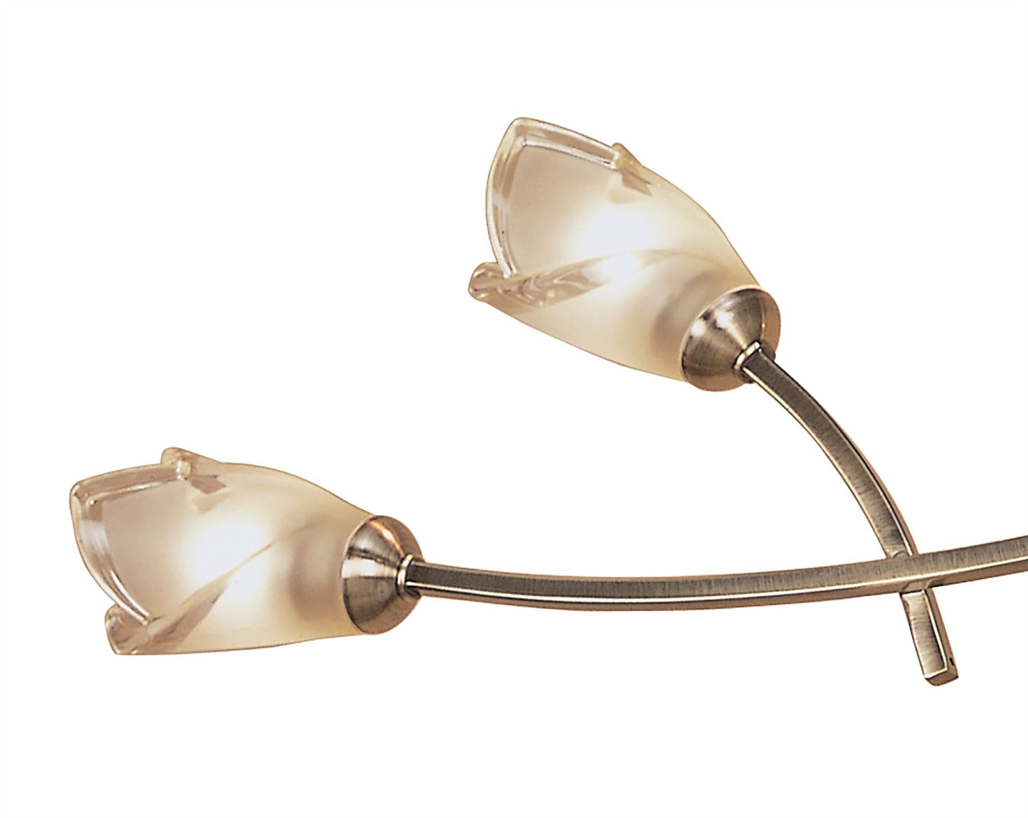 Mantra Pietra 70cm Pendant 3 Arm 6 Light G9, Antique Brass