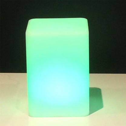 Mantra Huevo Square Shape Waterproof IP68 Could use in swimming pool. 7 Colours+white + candle. with remote control, Opal White Exterior