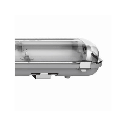 Techtouch Linesta 1.2m, Double Tube, IP65, Surface Mounted Fitting, Max 24W LED Tube (NOT SUPPLIED), 5yrs Warranty External